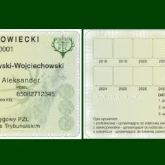 Legitymacja PZŁ Krzysztofa Molendowskiego-Wojciechowskiego. Czy myśliwy ponosi koszt wymiany legitymacji w zł?