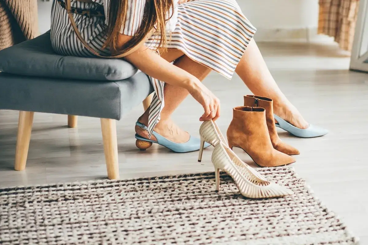 buty vintage DIY